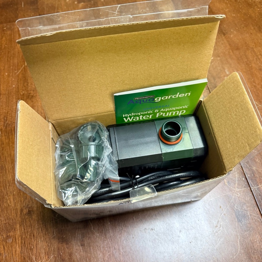 Pennington AquaGarden 30W Water Pump‎ Universal 500 GPH Hydroponic Aquaponic - Picture 2 of 8
